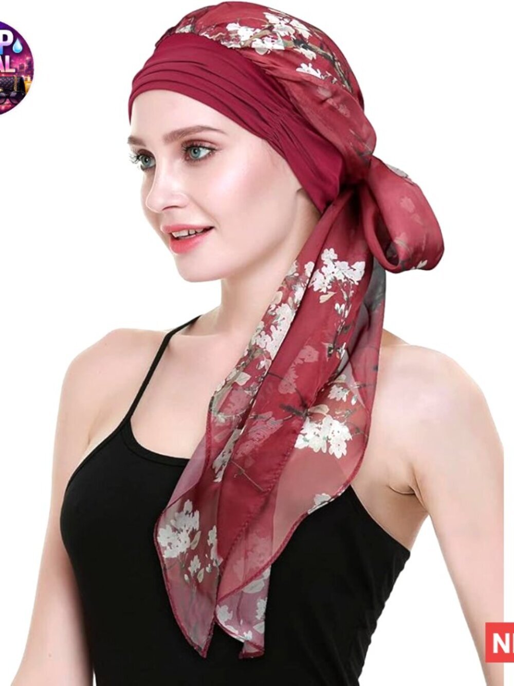 Viscose Chemo Turban Head Scarf for Women Hair Loss Headwear